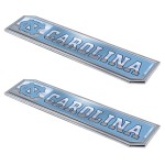 Fanmats, University of North Carolina - Chapel Hill Embossed Truck Emblem 2-pk