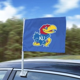 Kansas Jayhawks Car Flag Large 1pc 11