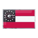 Fanmats, University of Georgia Embossed State Flag Emblem