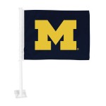 Michigan Wolverines Car Flag Large 1pc 11