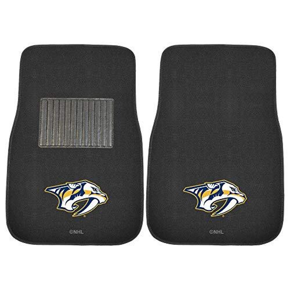 NHL - Nashville Predators Embroidered Car Mat Set - 2 Pieces