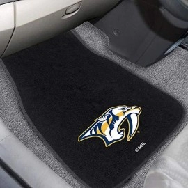 NHL - Nashville Predators Embroidered Car Mat Set - 2 Pieces