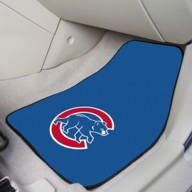 Fanmats, MLB - Chicago Cubs 2-pc Carpet Car Mat Set