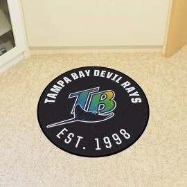 Fanmats, MLBCC - Tampa Bay Rays Roundel Mat