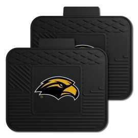 Southern Miss Golden Eagles Back Seat Car Utility Mats - 2 Piece Set