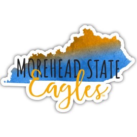 Morehead State University Watercolor State Die Cut Decal 2-Inch 4-Pack