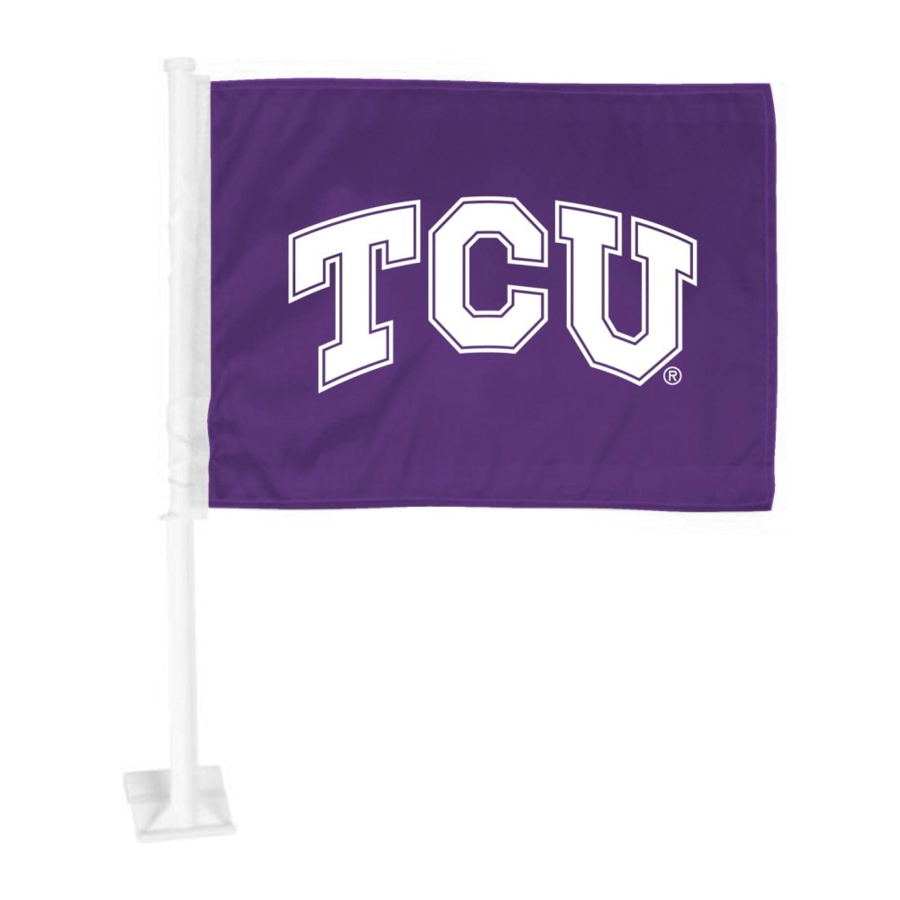 TCU Horned Frogs Car Flag Large 1pc 11