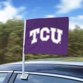 TCU Horned Frogs Car Flag Large 1pc 11