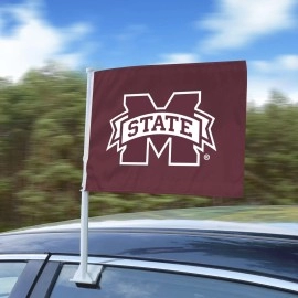 Mississippi State Bulldogs Car Flag Large 1pc 11