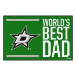 Dallas Stars Starter Mat Accent Rug - 19in. x 30in. World's Best Dad Starter Mat