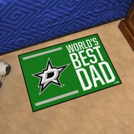 Dallas Stars Starter Mat Accent Rug - 19in. x 30in. World's Best Dad Starter Mat