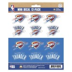 Oklahoma City Thunder 12 Count Mini Decal Sticker Pack