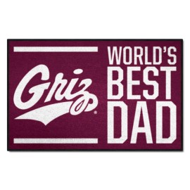 Montana Grizzlies Starter Mat Accent Rug - 19in. x 30in. World's Best Dad Starter Mat