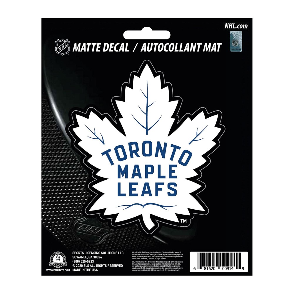Toronto Maple Leafs Matte Decal Sticker