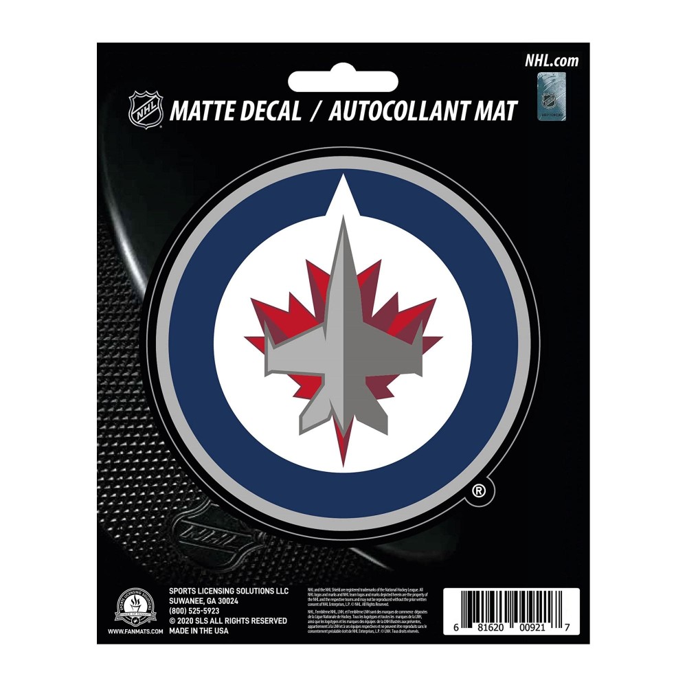 Winnipeg Jets Matte Decal Sticker