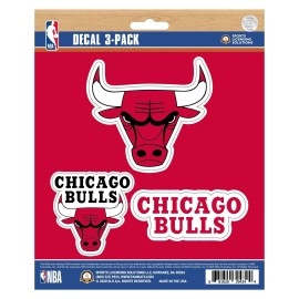 Chicago Bulls 3 Piece Decal Sticker Set