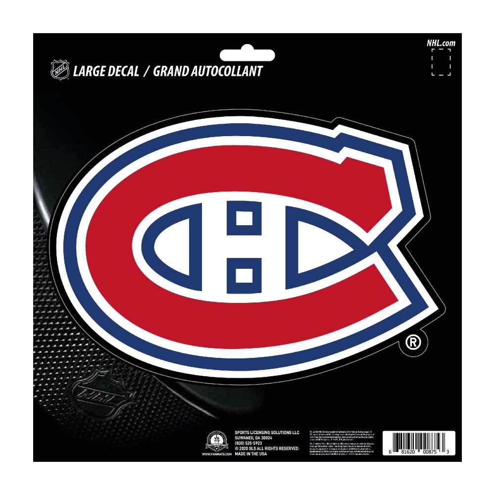 Montreal Canadiens Large Decal Sticker