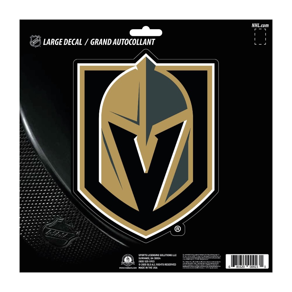 Vegas Golden Knights Large Decal Sticker