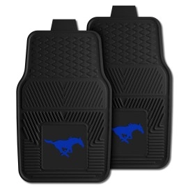 Southern Methodist University Heavy Duty Car Mat Set - 2 Pieces