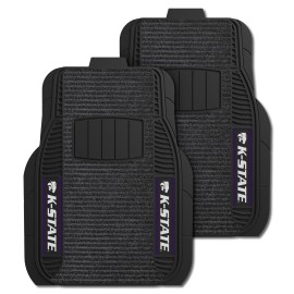 Kansas State University 2 Piece Deluxe Car Mat Set