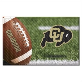 University of Colorado Rubber Scraper Door Mat