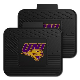 University of Northern Iowa Back Seat Car Utility Mats - 2 Piece Set