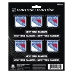 New York Rangers 12 Count Mini Decal Sticker Pack