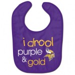 Minnesota Vikings Baby Bib All Pro Style I Drool Design