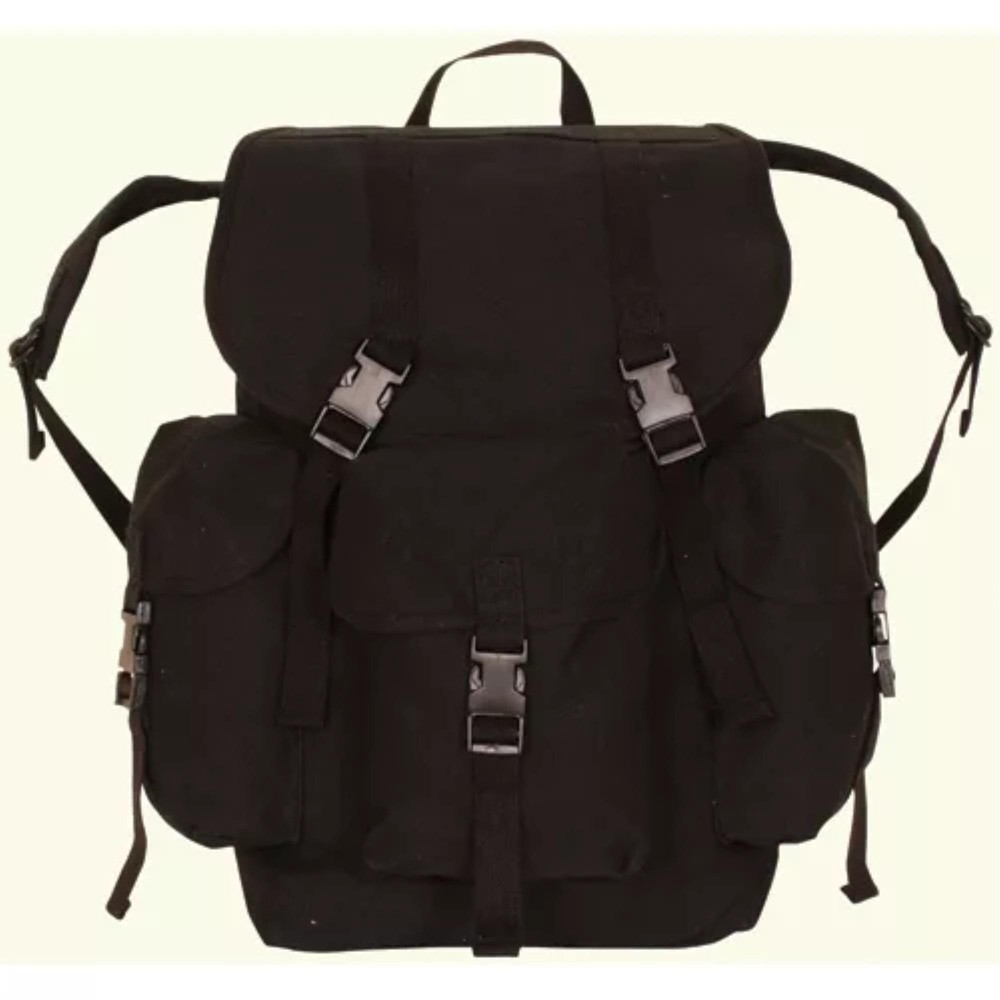 Canvas Dakota Backpack - Black