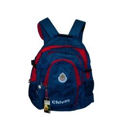 chivas Backpack with Zipper & Mesh Pockets