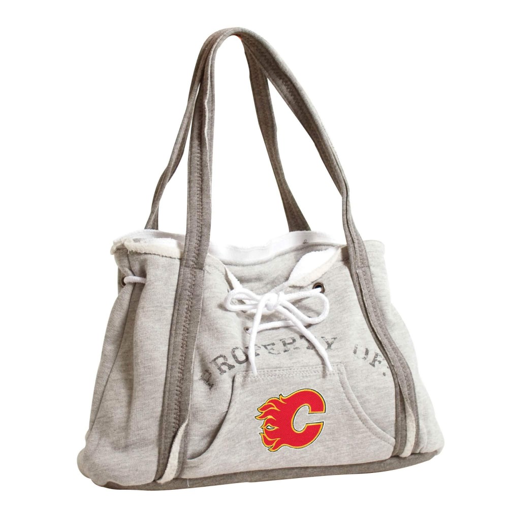 Littlearth womens NHL Calgary Flames Hoodie Purse, Grey, 9.5