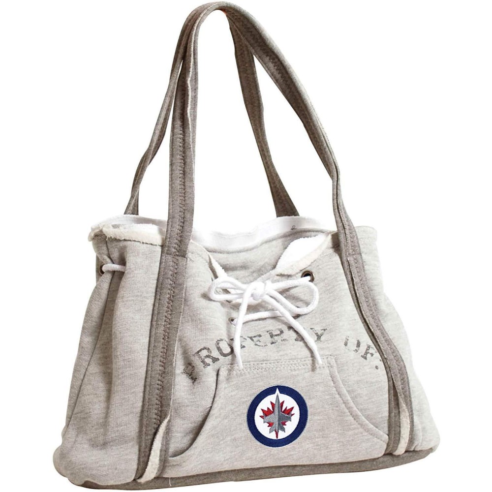 Littlearth womens NHL Winnipeg Jets Hoodie Purse, Grey, 9.5