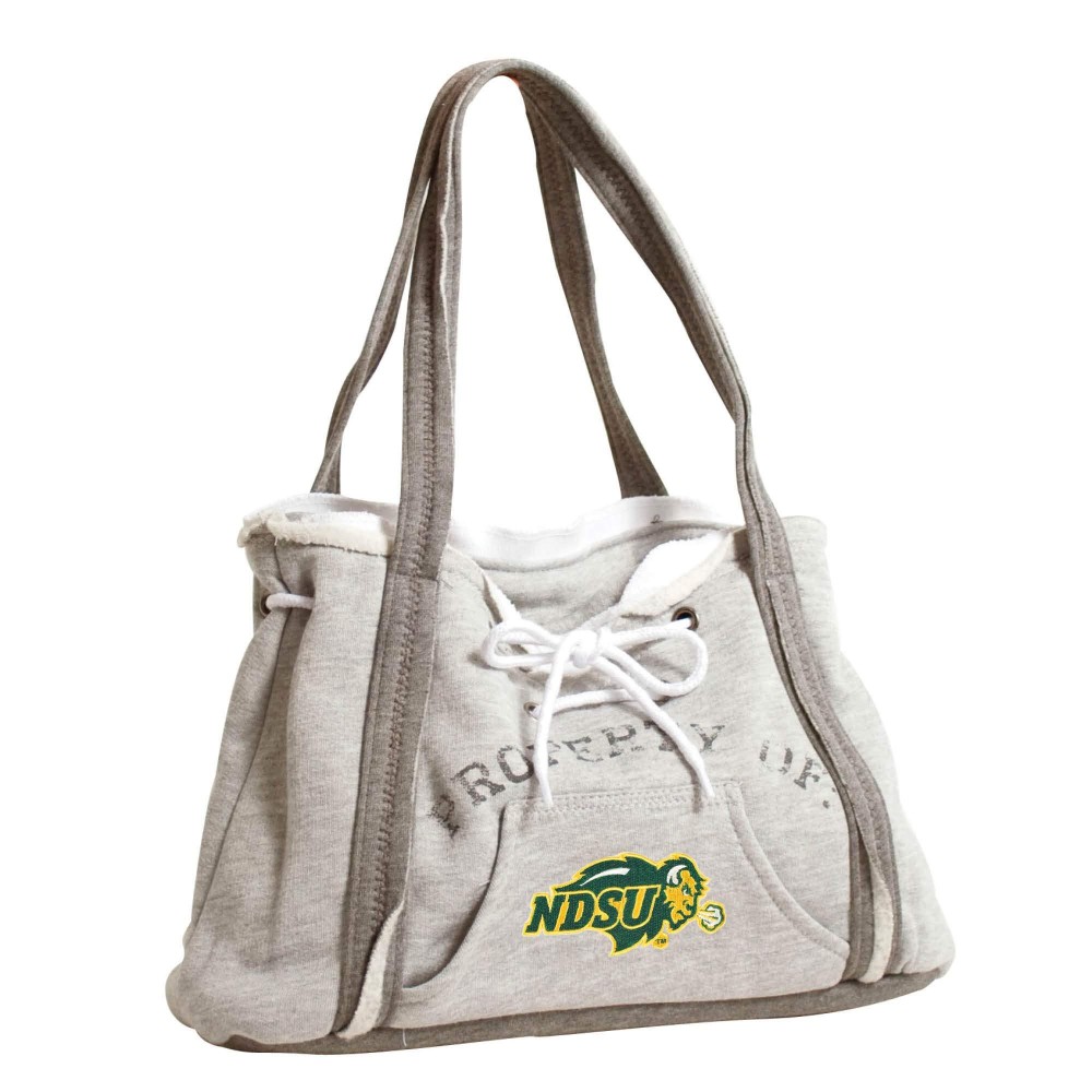 Littlearth Womens NCAA North Dakota State Bison Hoodie Purse, Grey, 9.5