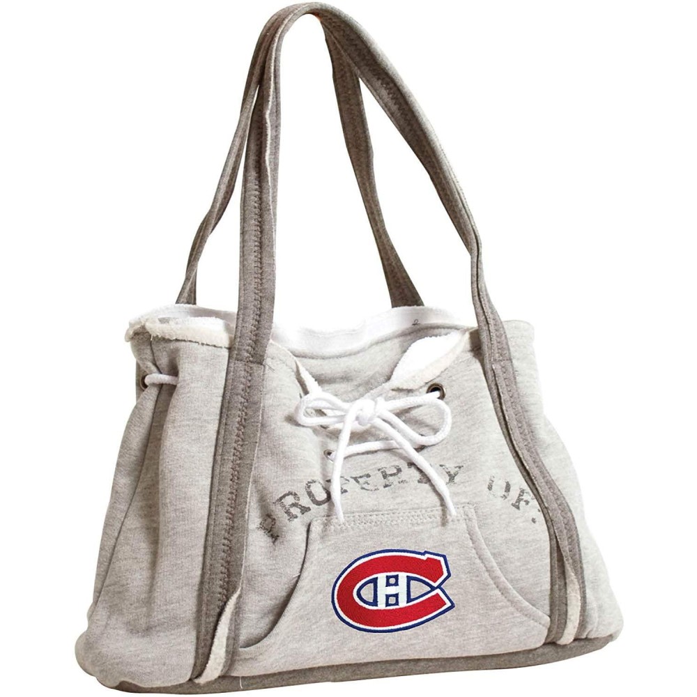 Littlearth Womens NHL Montreal Canadiens Hoodie Purse, Grey, 9.5