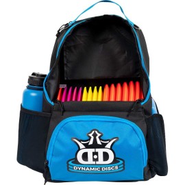 Dynamic Discs Cadet Disc Golf Backpack Blue/Black Frisbee Disc Golf Bag with 17+ Disc Capacity Introductory Disc Golf Backpack Lightweight and Durable Discs NOT Included