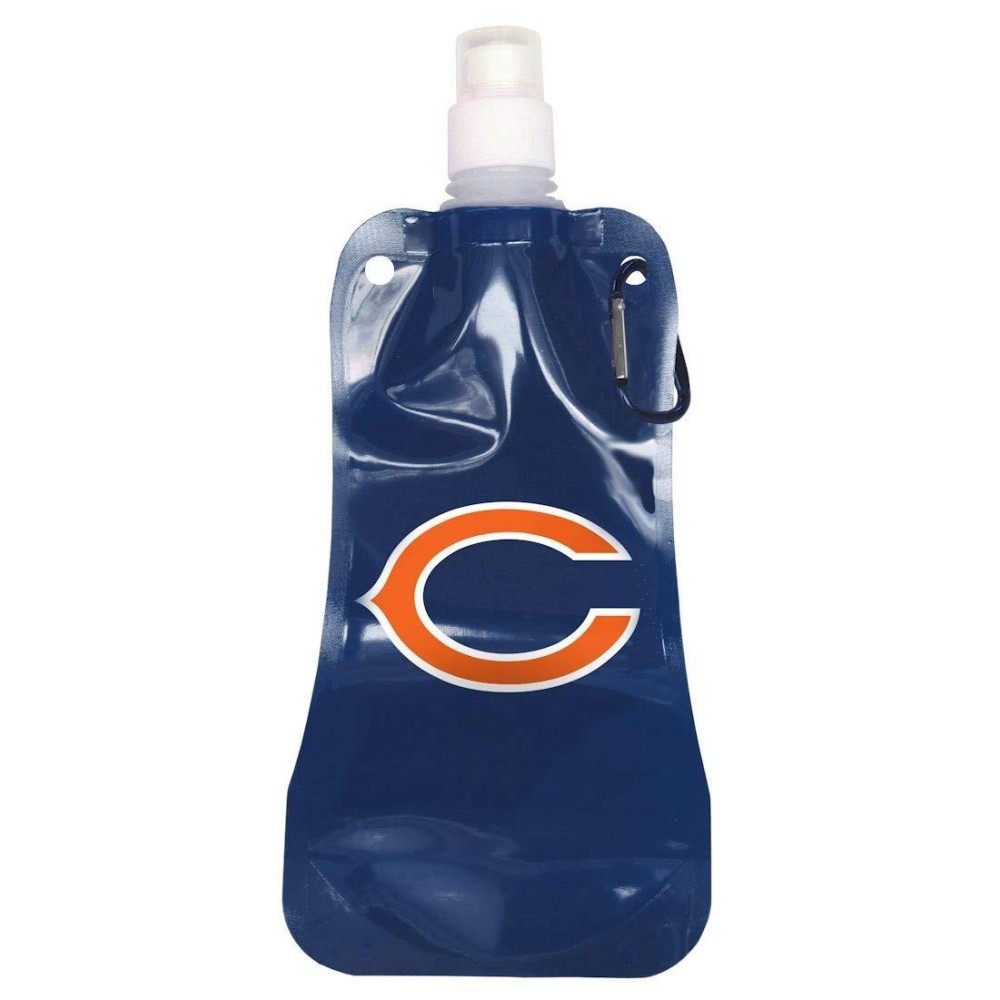 Officially Licensed Chicago Bears 16 ounce Foldable Water Bottle