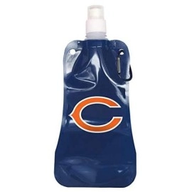 Officially Licensed Chicago Bears 16 ounce Foldable Water Bottle