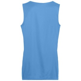 Ladies Wicking Polyester Reversible Sleeveless Jersey - gOLD WHITE - 2XL(D0102H7Y82J)
