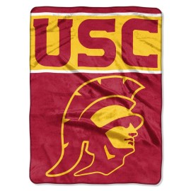 The Northwest Company NCAA USC Trojans Raschel Throw Blanket, 60