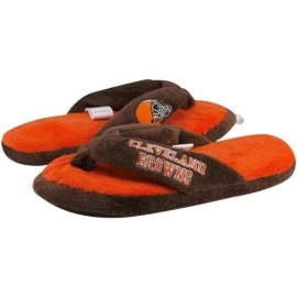 Forever Collectibles NFL Cleveland Browns 884966224966 Slippers, Team Colors, One Size