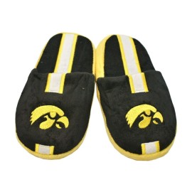 Forever Collectibles NCAA Iowa Hawkeyes SLPNC816TSIO Slippers, Team Colors, One Size