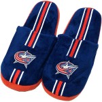 Columbus Blue Jackets Slipper - Men Stripe - (1 Pair) - L