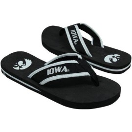 Iowa Hawkeyes Flip Flop - Men Contour - (1 Pair) - XL