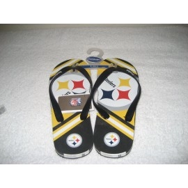 Pittsburgh Steelers Men Flip Flop - (1 Pair) - S