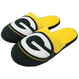 Green Bay Packers Slipper Colorblock Slide - (1 Pair) - S