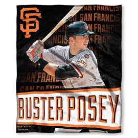 The Northwest Co MLB 575 SF Giants Buster Posey Silk Touch Throw