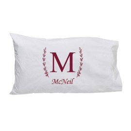 Creative Gifts Direct Pillow Case Single Letter/Family Name