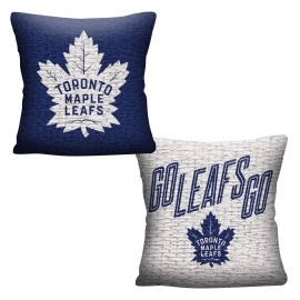 The Northwest Company NHL Toronto Maple Leafs Double Sided Woven Jacquard Pillow, 20