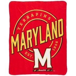 Northwest NcAA Maryland Terrapins Unisex-Adult Fleece Throw Blanket, 50 x 60, campaign
