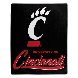Northwest NCAA Cincinnati Bearcats Unisex-Adult Raschel Throw Blanket, 50